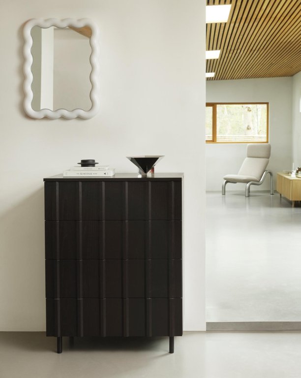 Normann Copenhagen Rib buffetkast Soft Black