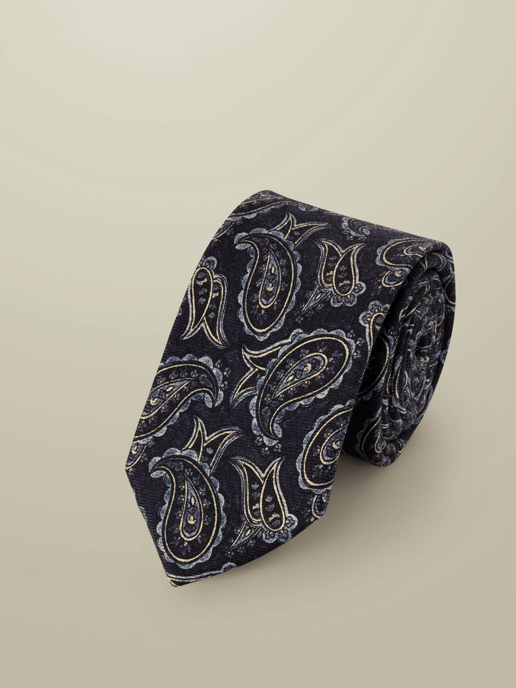 Charles Tyrwhitt Paisley Wool Tie