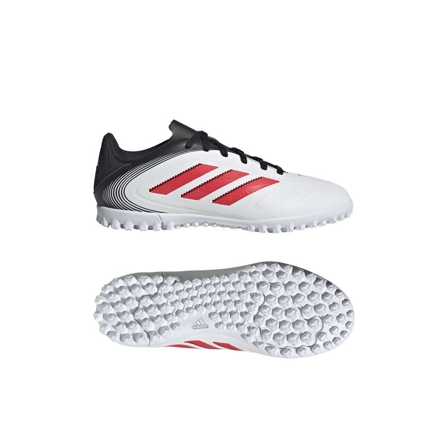 adidas Copa Pure Club III TF Pure Victory - Blanc/Lucid Red/Noir Enfant