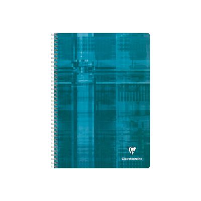 Clairefontaine - Cahier à spirale A4 (21x29,7 cm) - 180 pages - petits carreaux (5x5 mm) - disponible dans différentes couleurs