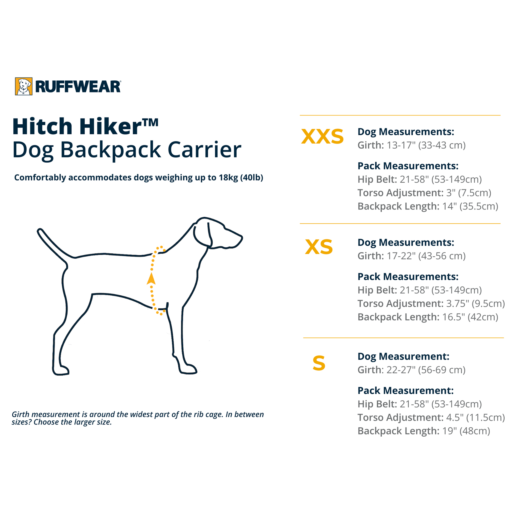 Ruffwear Hitch Hiker Dog Backpack