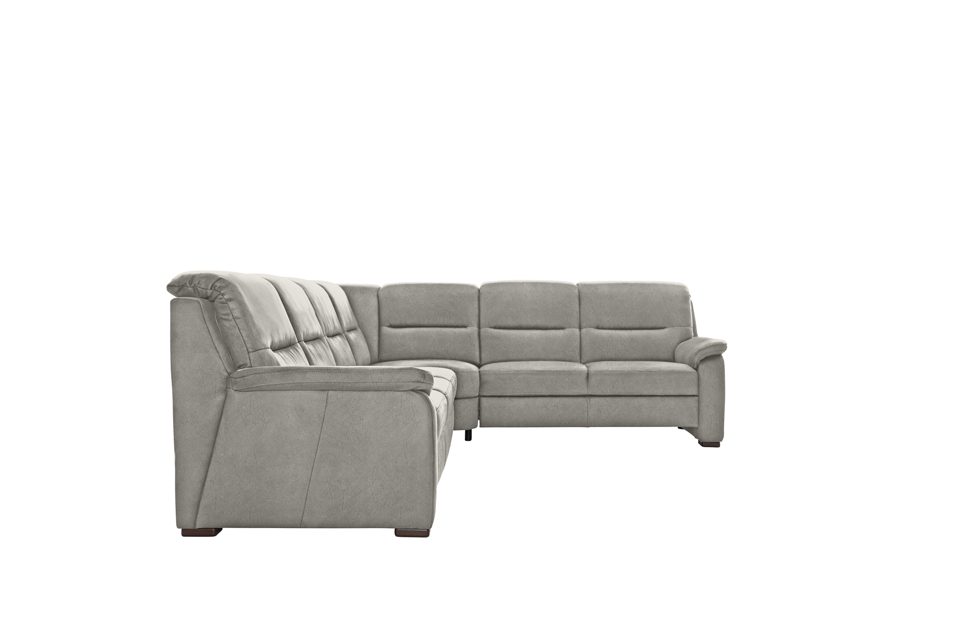 polsterpower Ecksofa - Saddle alu - Basismodell - rechts