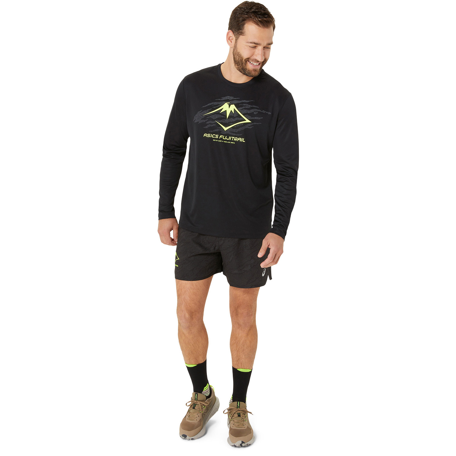 ASICS Fujitrail Logo Longsleeve T-Shirt Heren