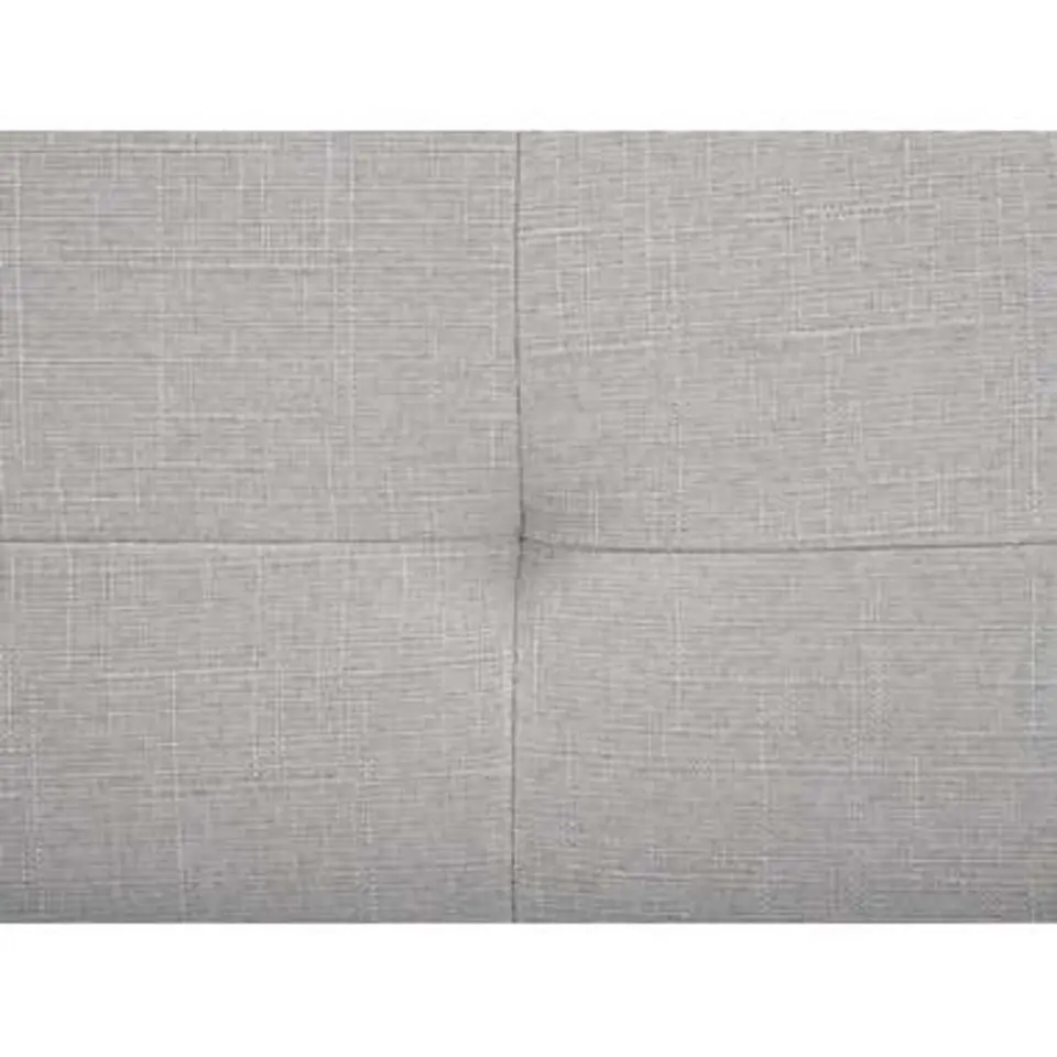 ROCHELLE - Bed opbergruimte - Lichtgrijs - 140 x 200 cm - Polyester