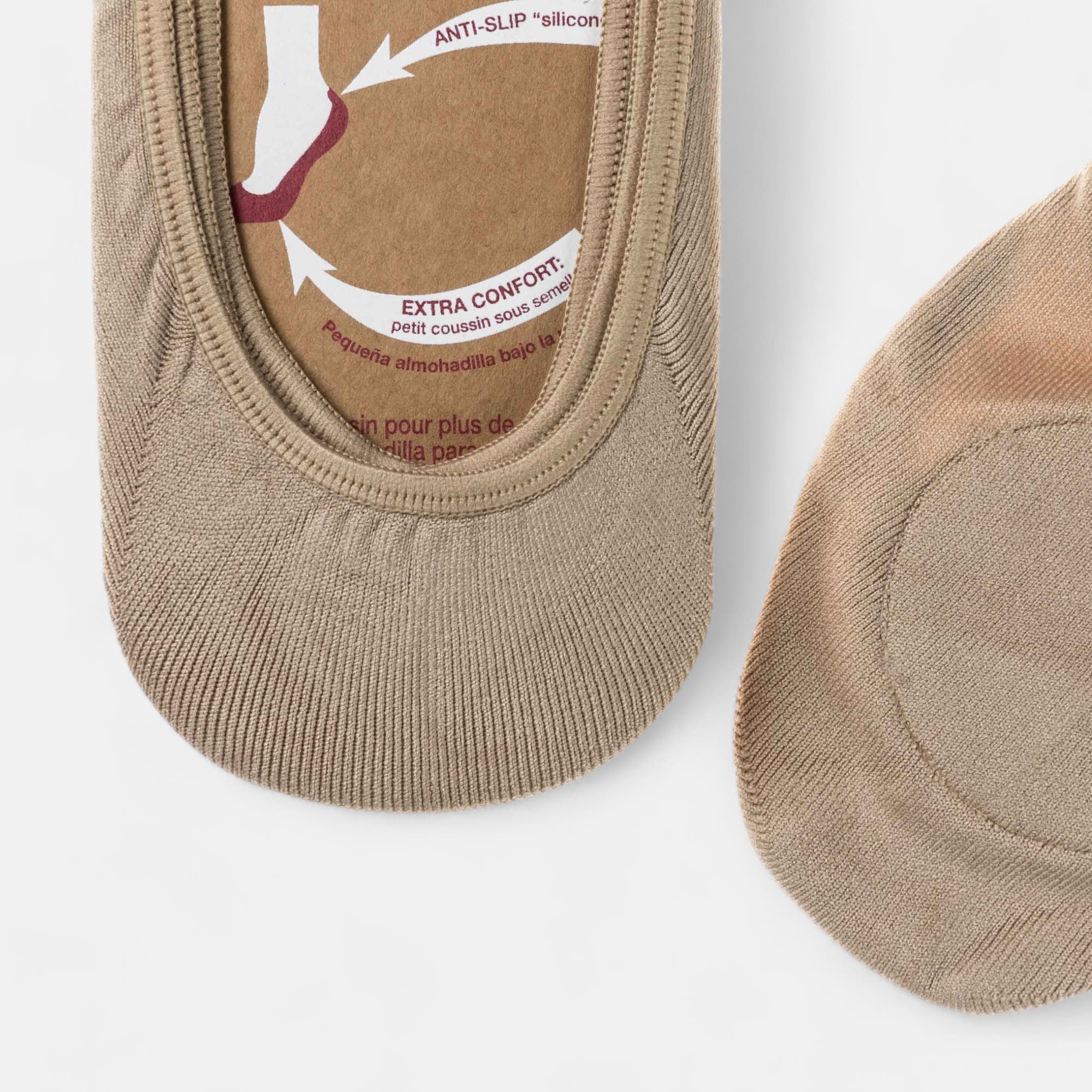 Mi-bas Femme beige