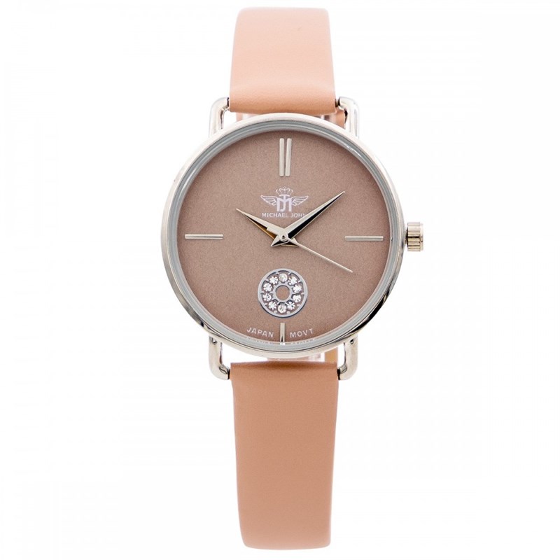 Montre Femme M. JOHN bracelet Cuir Rose