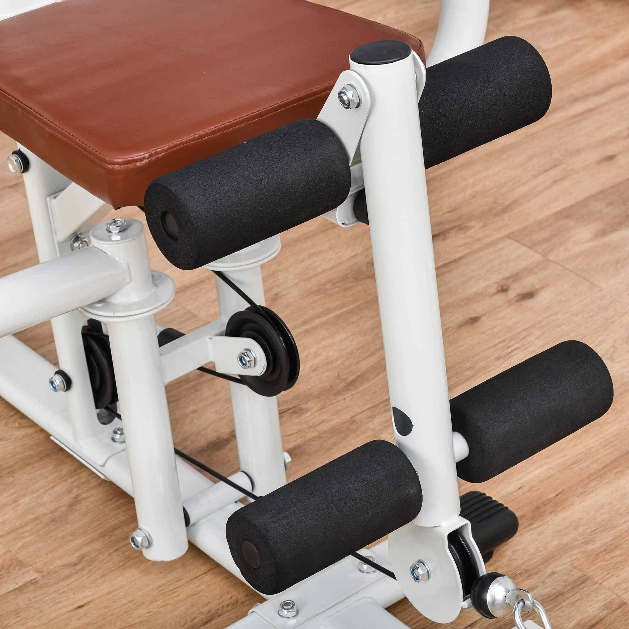 HOMCOM Kraftstation für das Home Gym 150 x 110 x 210 cm (LxBxH)
