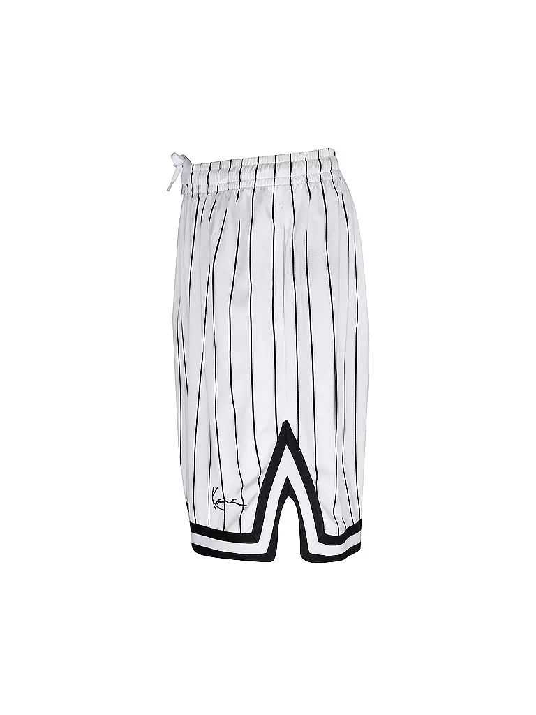 KARL KANI Shorts weiss