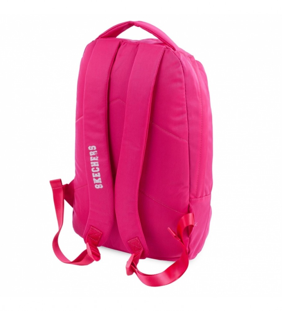 Mochila casual unissex Skechers S898 rosa - 21x32x12,5 cm