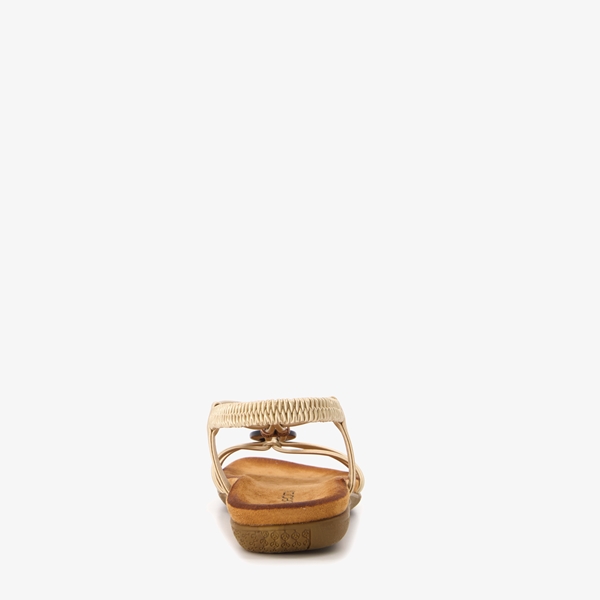 Blue Box dames sandalen goud