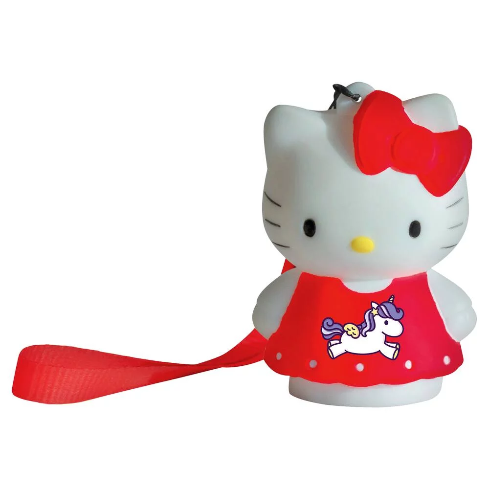 HELLO KITTY - FIGURINE LUMINEUSE ROBE ROUGE LICORNE 8 CM