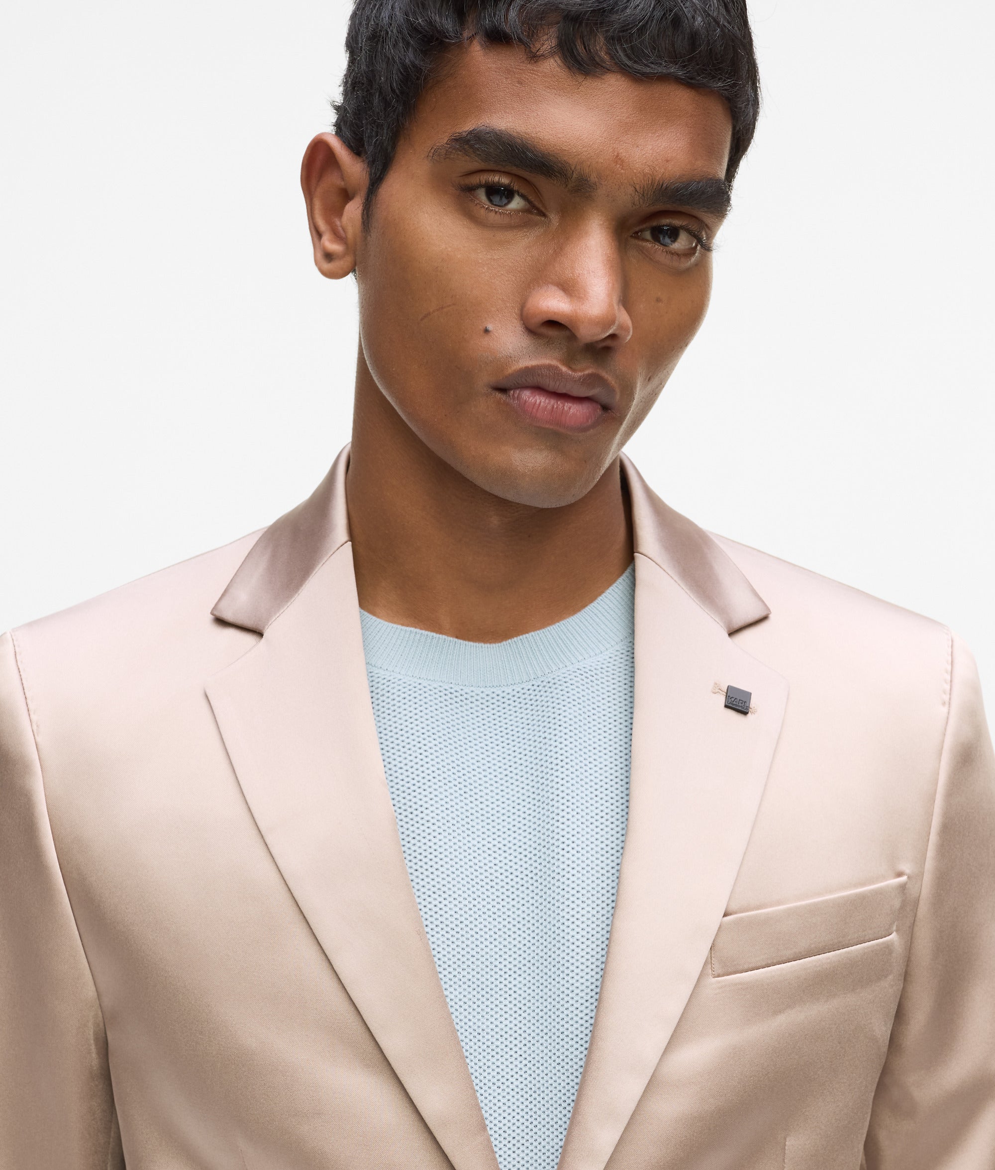 Satijnen blazer