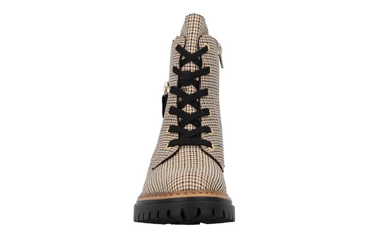 Rieker 72617 beige-schwarz/schwarz