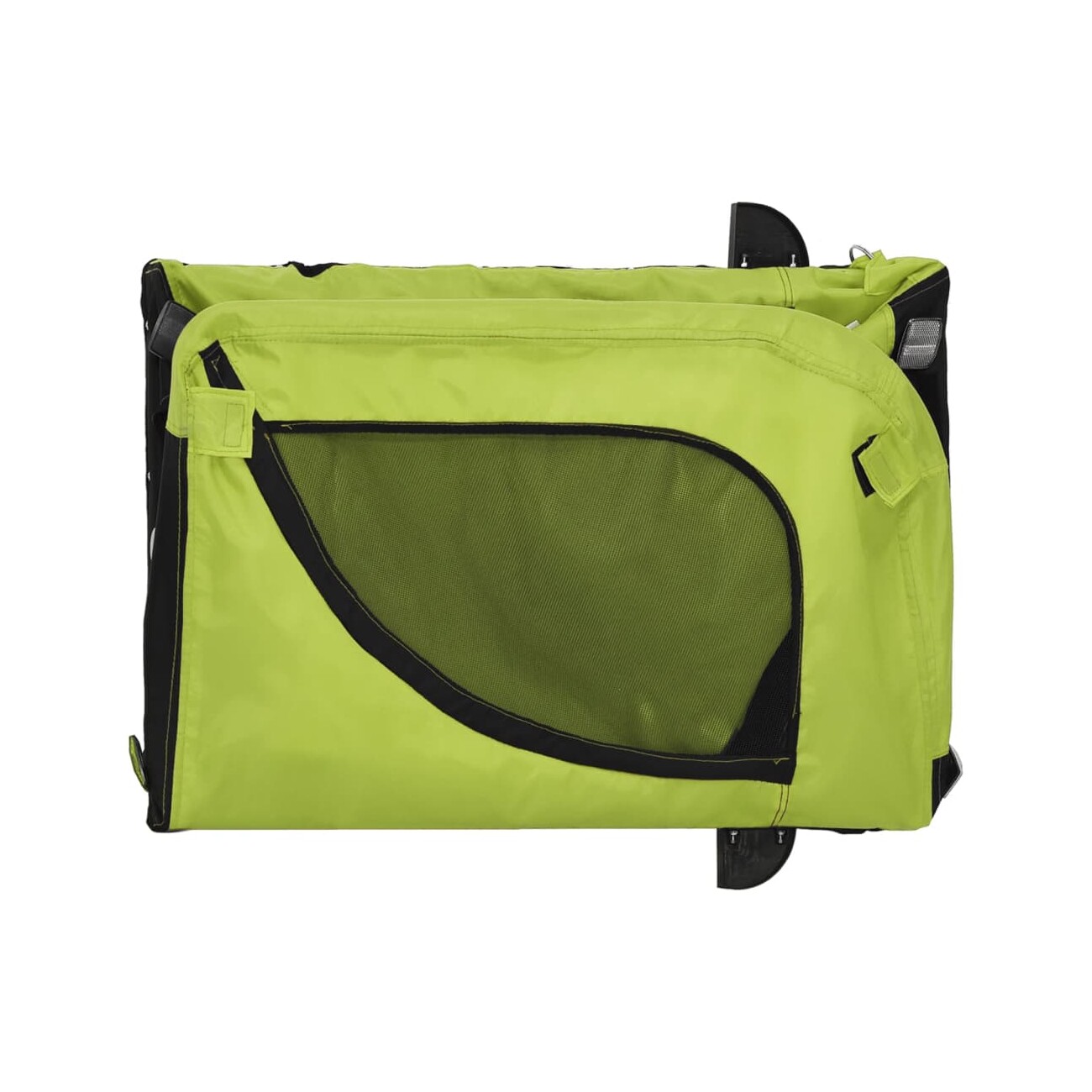 VidaXL Fahrradanhänger Hund 124 x 65 x 66 cm (L x B x H) grün