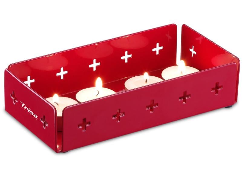 Trisa Tête à tête Rot Kerzen Raclette Tête à tête