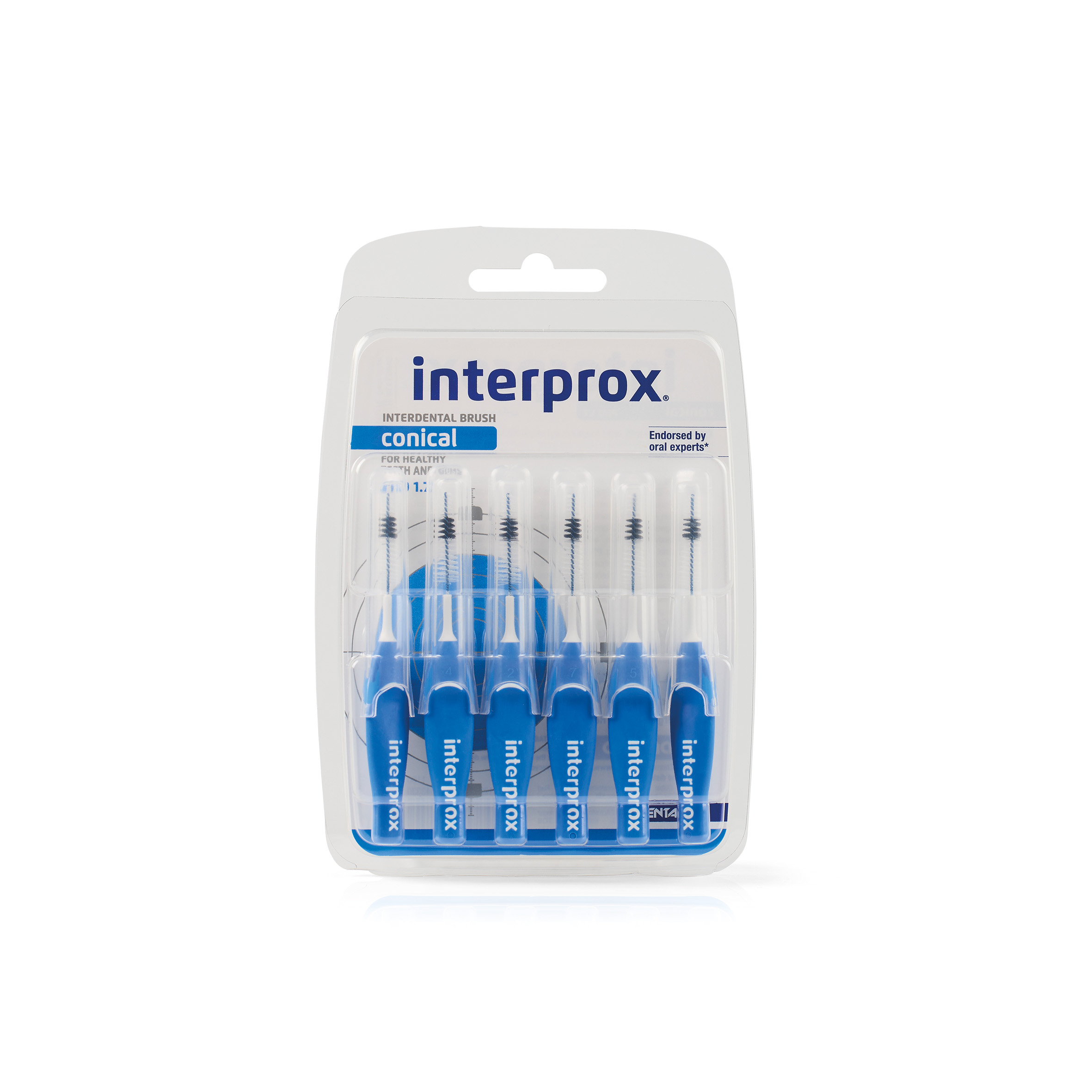 Interprox Premium conical blauw 3.5 – 6mm (6 stuks)