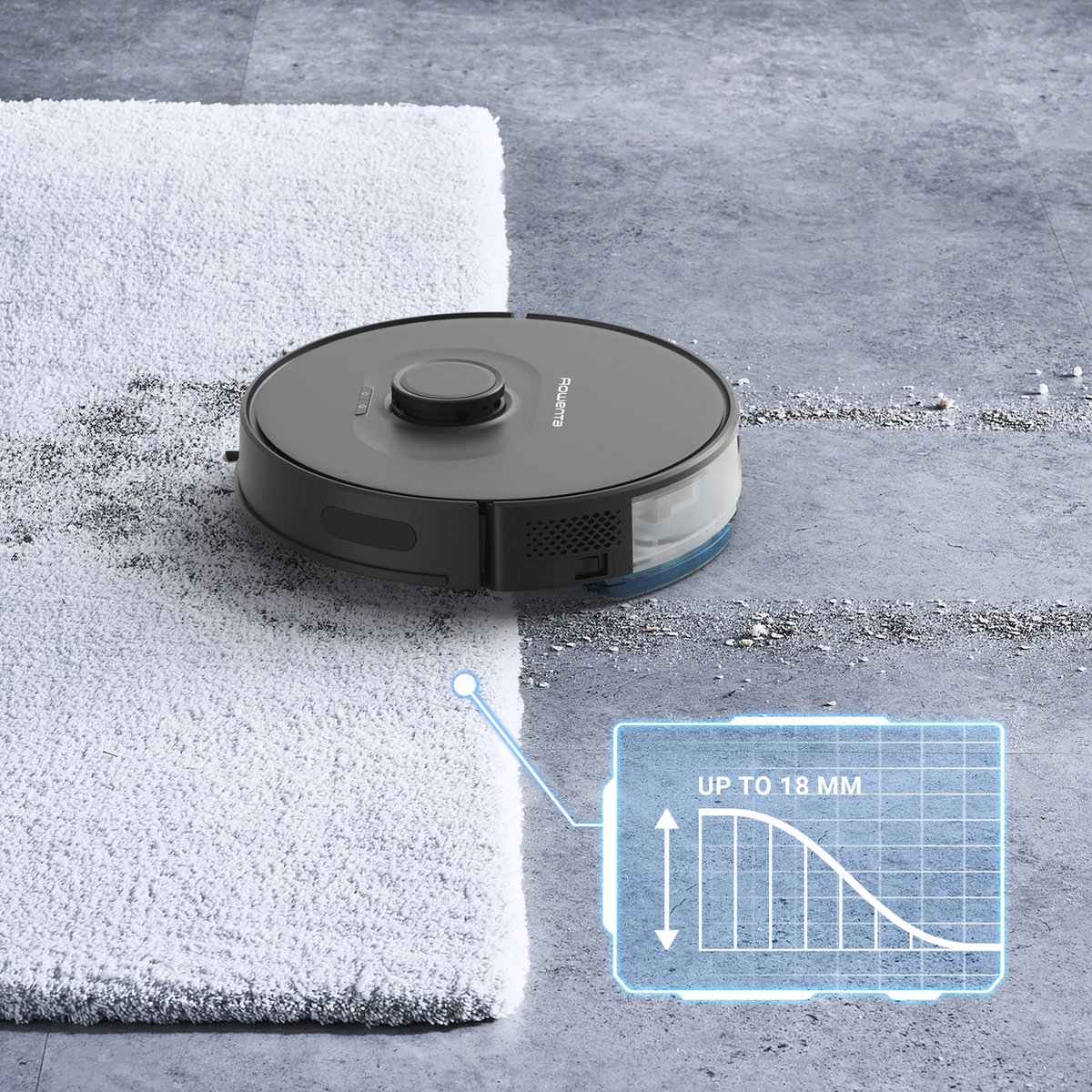 Rowenta X-Plorer Serie 75S+ Robotstofzuiger met Leeg- en oplaadstation