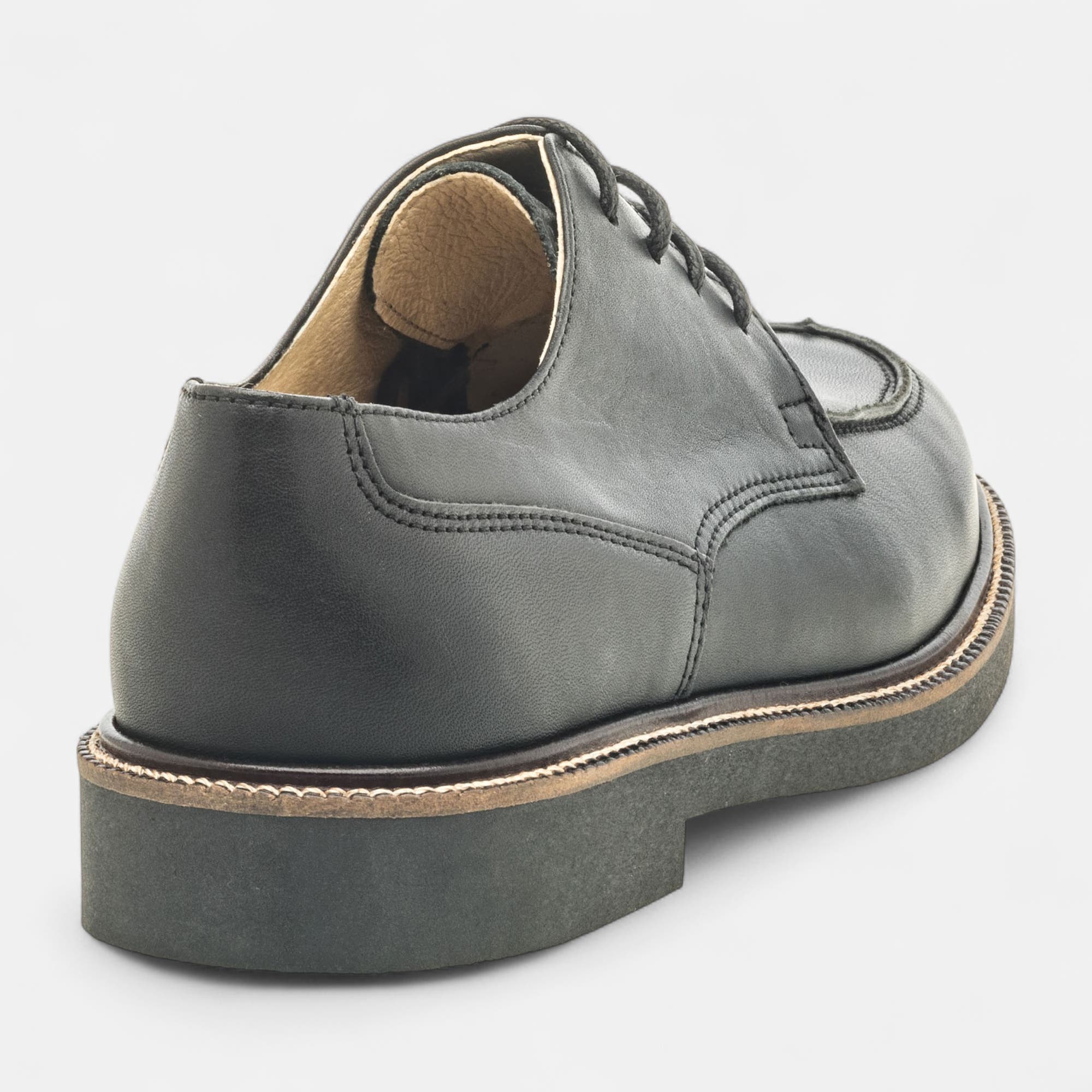 Derbies Femme en cuir noir