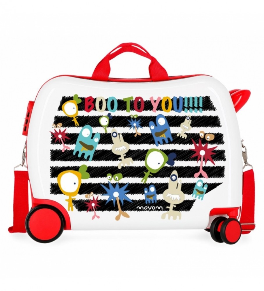 Mala de passeio Movom com 2 rodas multidirecionais - Movom Boo to You - 38x50x20cm -