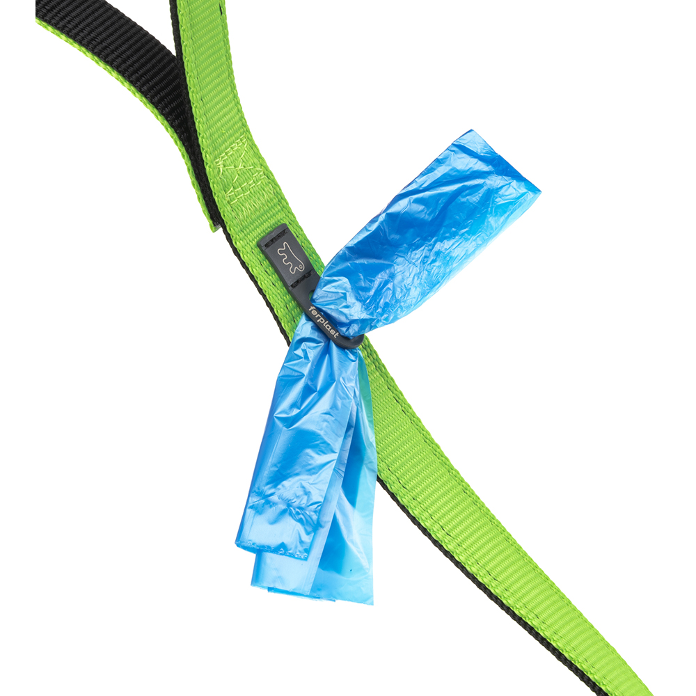 Dual g25/110 colours laisse chien 25 mm x l 110 cm vert