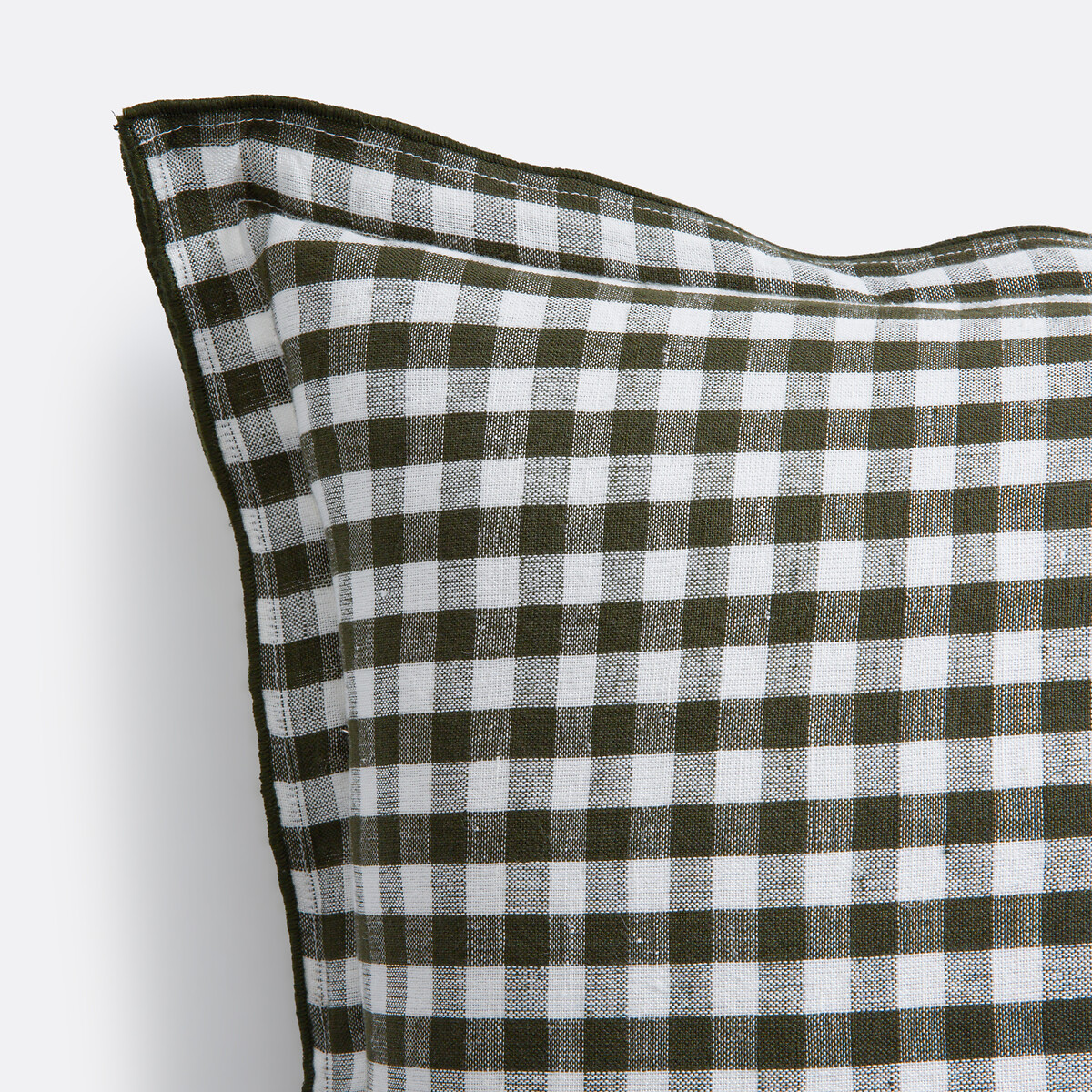 LA REDOUTE INTERIEURS<br>Capa de almofada riscada em algodão/linho, Cottage