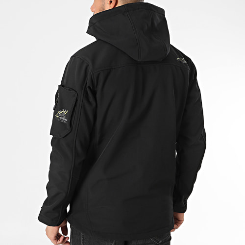 Veste Zippée Capuche Noir