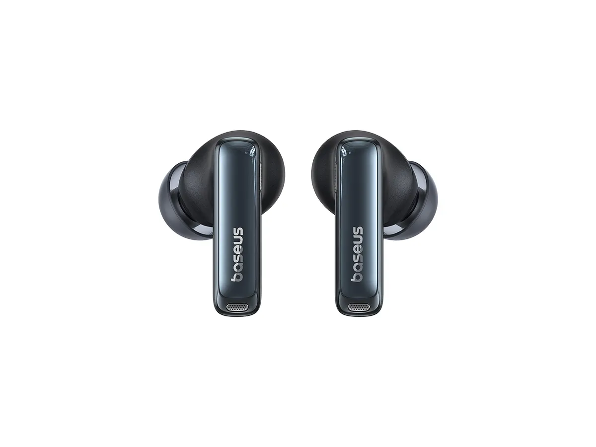 Bowie M2s Ultra ANC In-Ear Bluetooth 5.3 Kopfhörer TWS Headset HiRes inkl. Ladecase mit eingebautem Display (A00074101123-00) - Cosmic Black