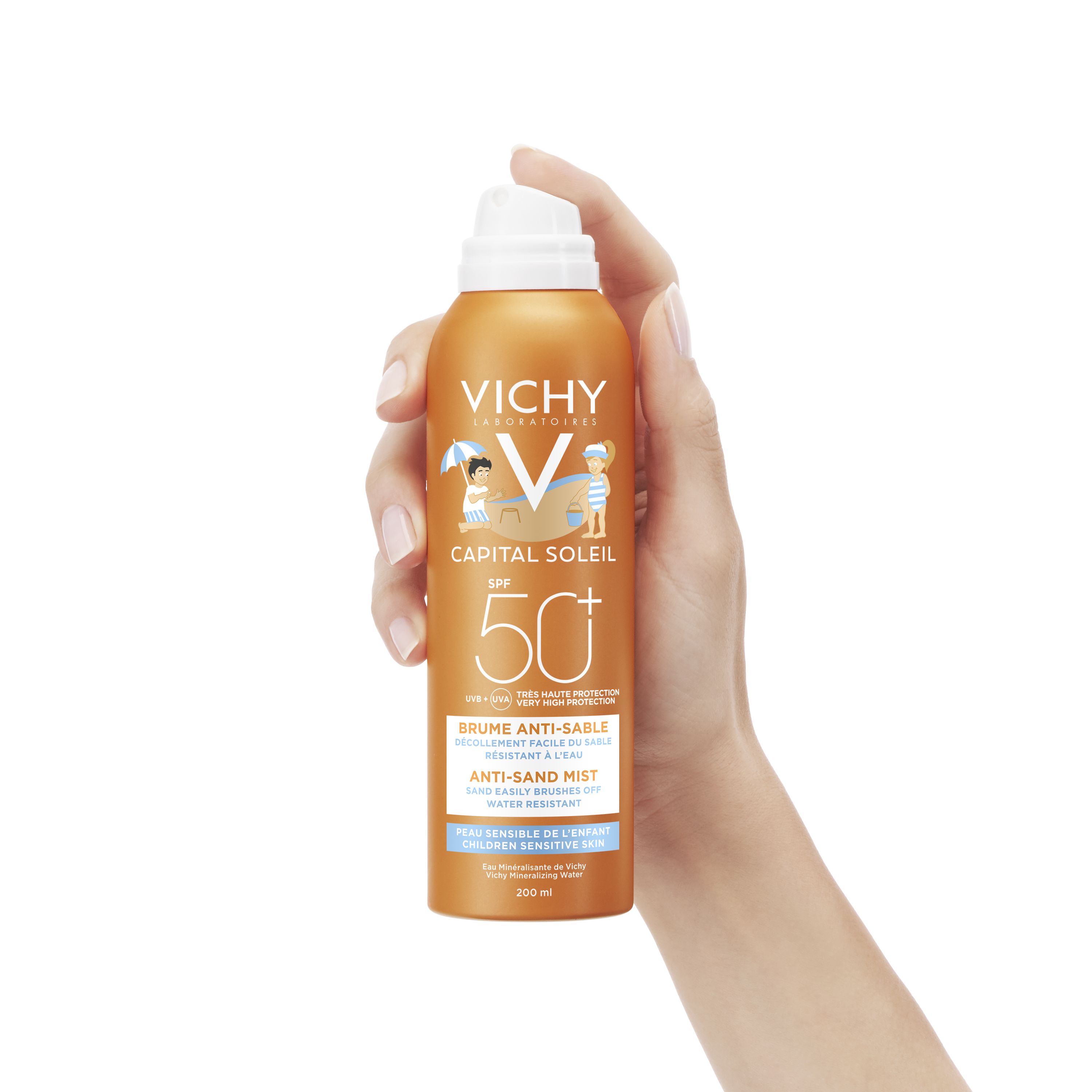 Vichy Ideal Soleil Anti-Sand Kinder LSF50  200 ml