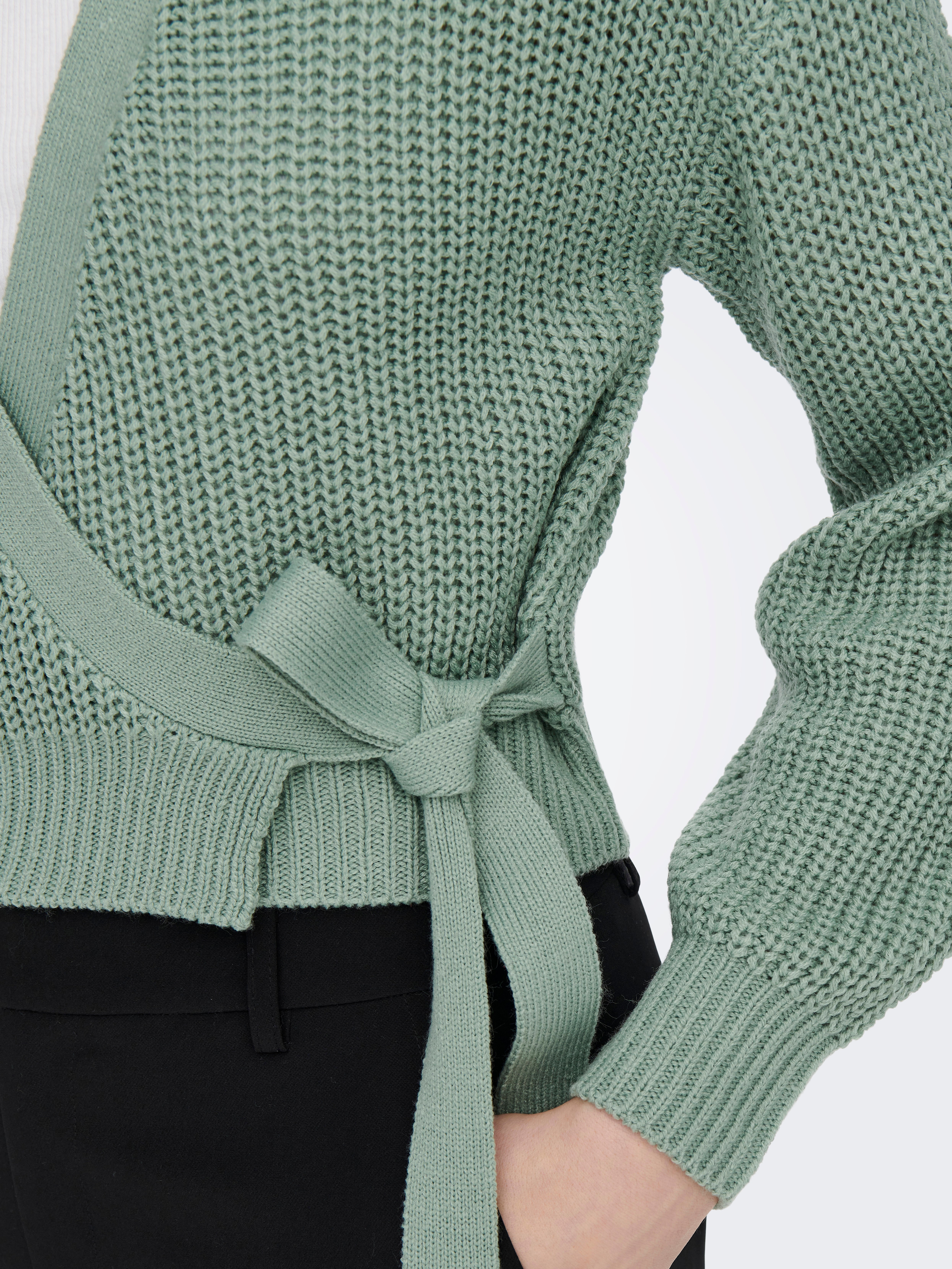 ONLBREDA Strickjacke Chinois Green