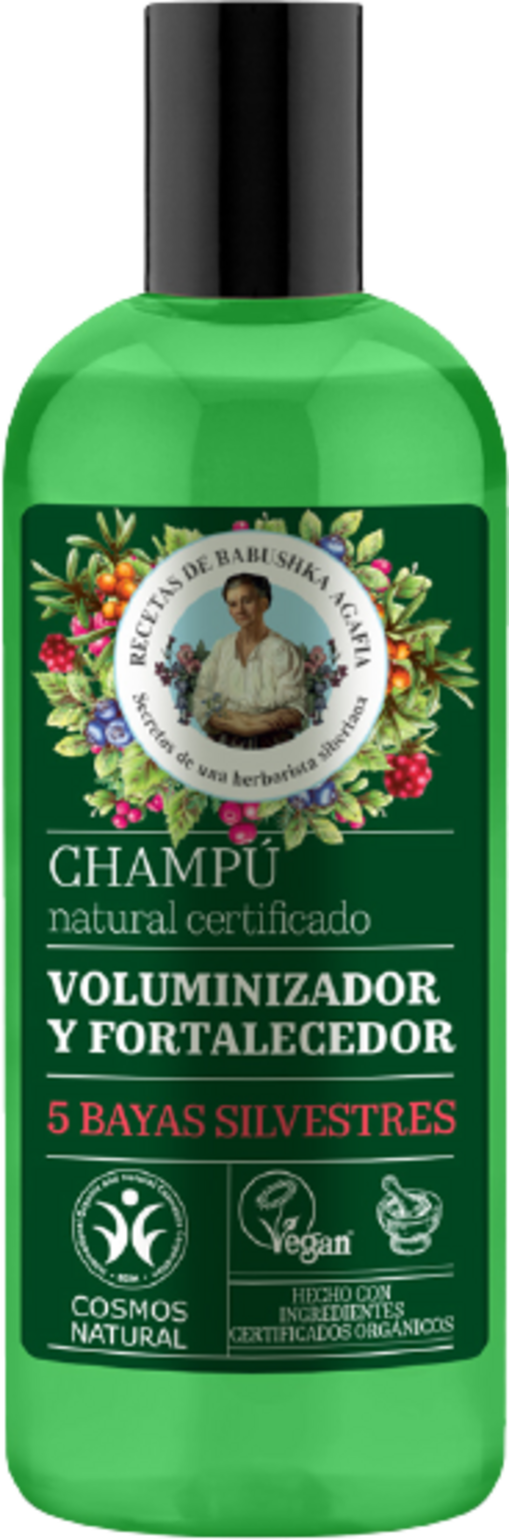 Green Agafia  Shampoo Volumen & Kräftigung, 260 ml