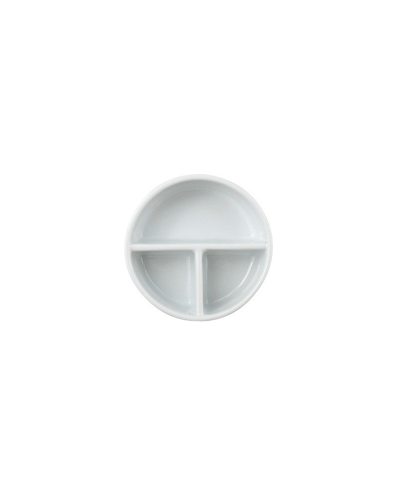 Petit pot en porcelaine 3 compartiments