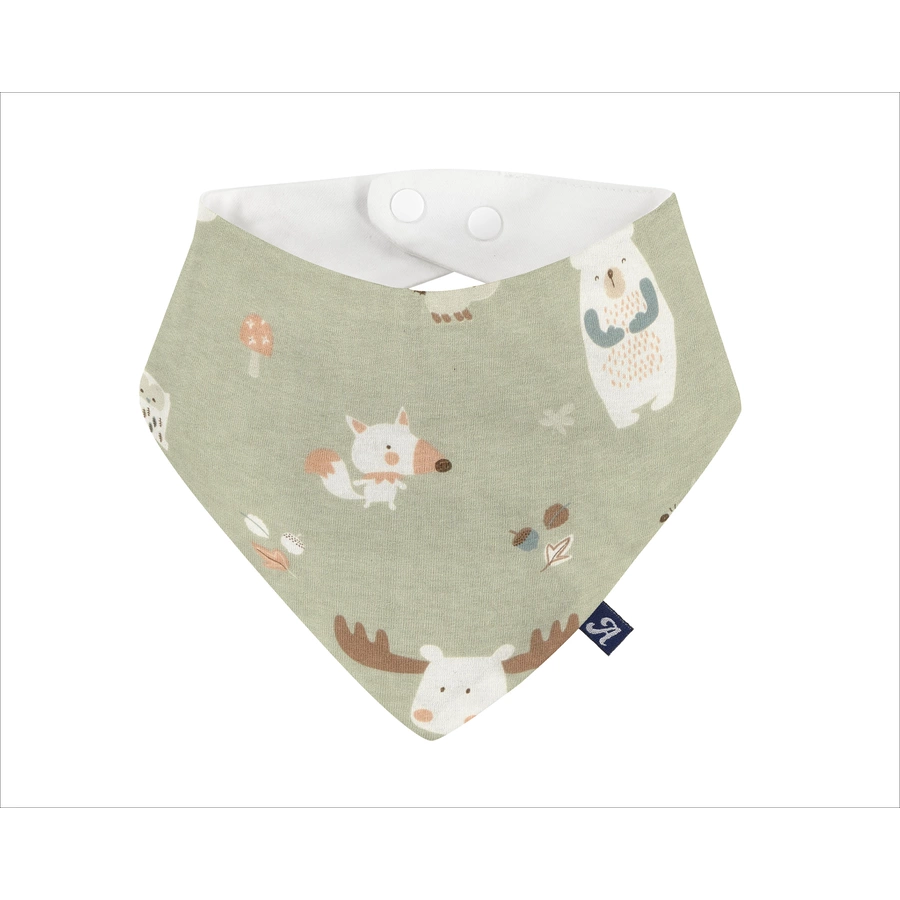 Alvi® Dreieckstuch 2er Pack Baby Forest buntgrün