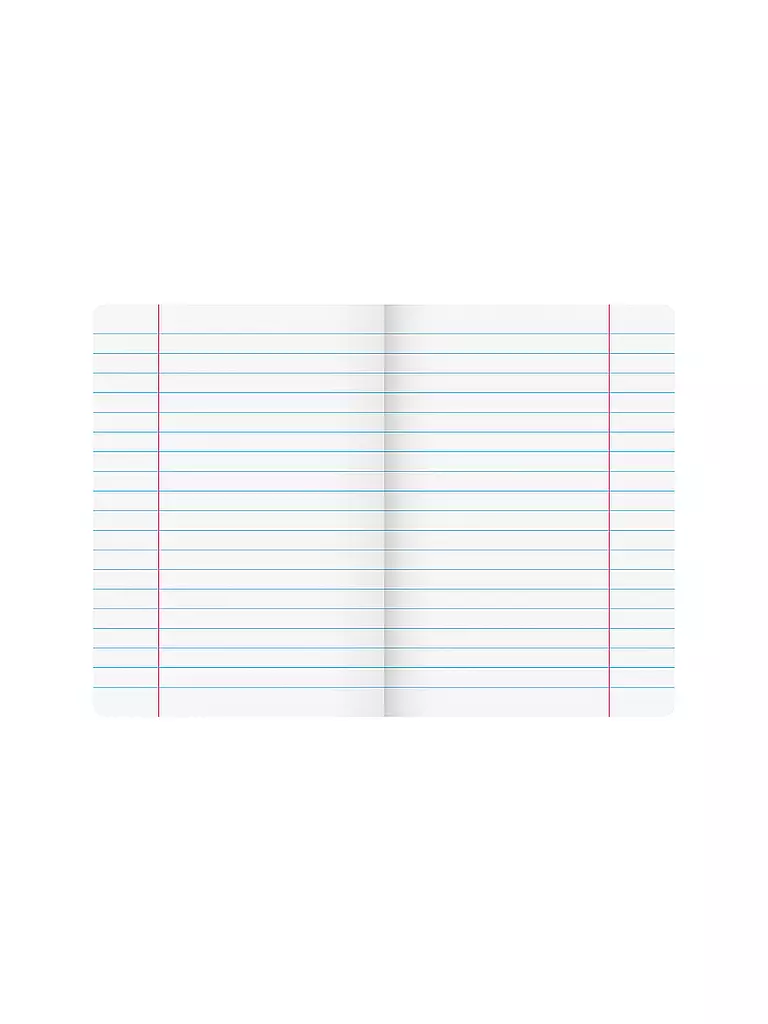 BRUNNEN VERLAG Heft A5 Liniert 10 mm 20 Blatt keine Farbe
