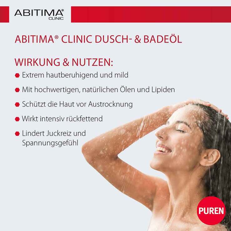 Abitima Clinic Dusch- und Badeöl, 200 ml