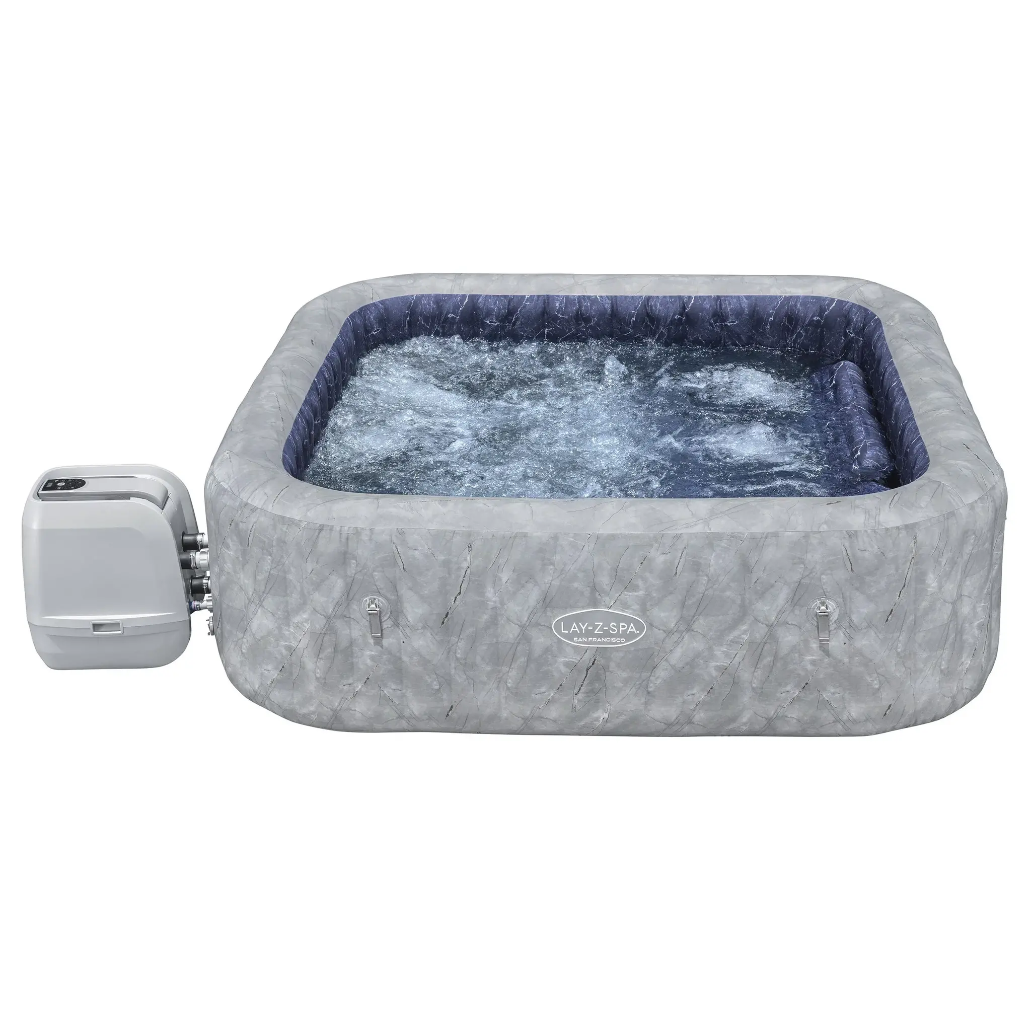 Lay-Z-Spa San Francisco Hydrojet Pro 7 grijs marble