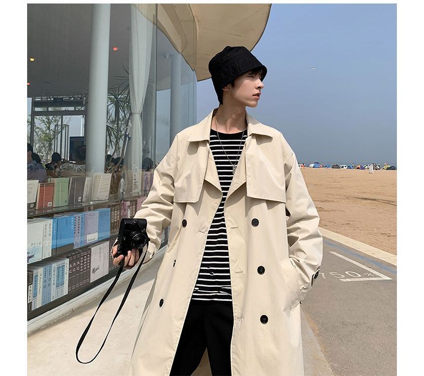 Andrei - Trenchcoat met dubbele rij knopen