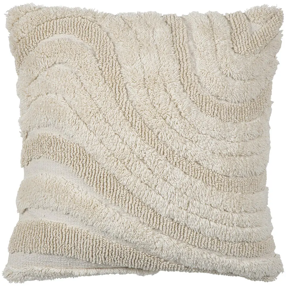 Sierkussen Josie - crème - 45x45 cm