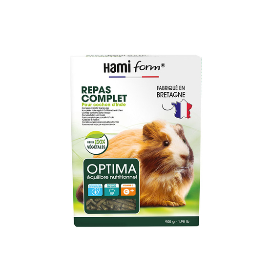 Repas complet pour cochon d'Inde : 900gr