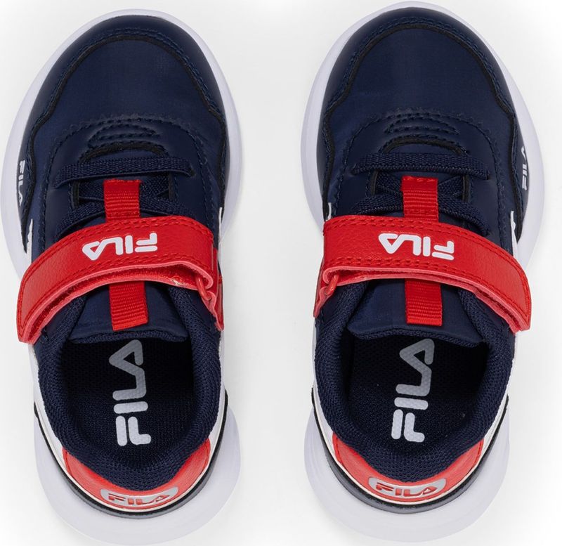 FILA - Tiger Velcro TDL - Sneakers - Navy - Rood - Uniseks Kinderen