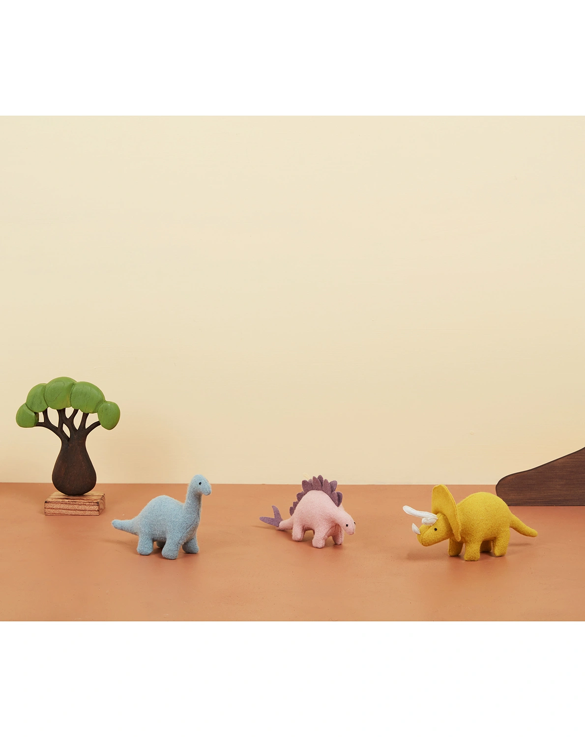 Kuscheltier-Set HOLDIE FOLK - DINOSAURS 3-teilig