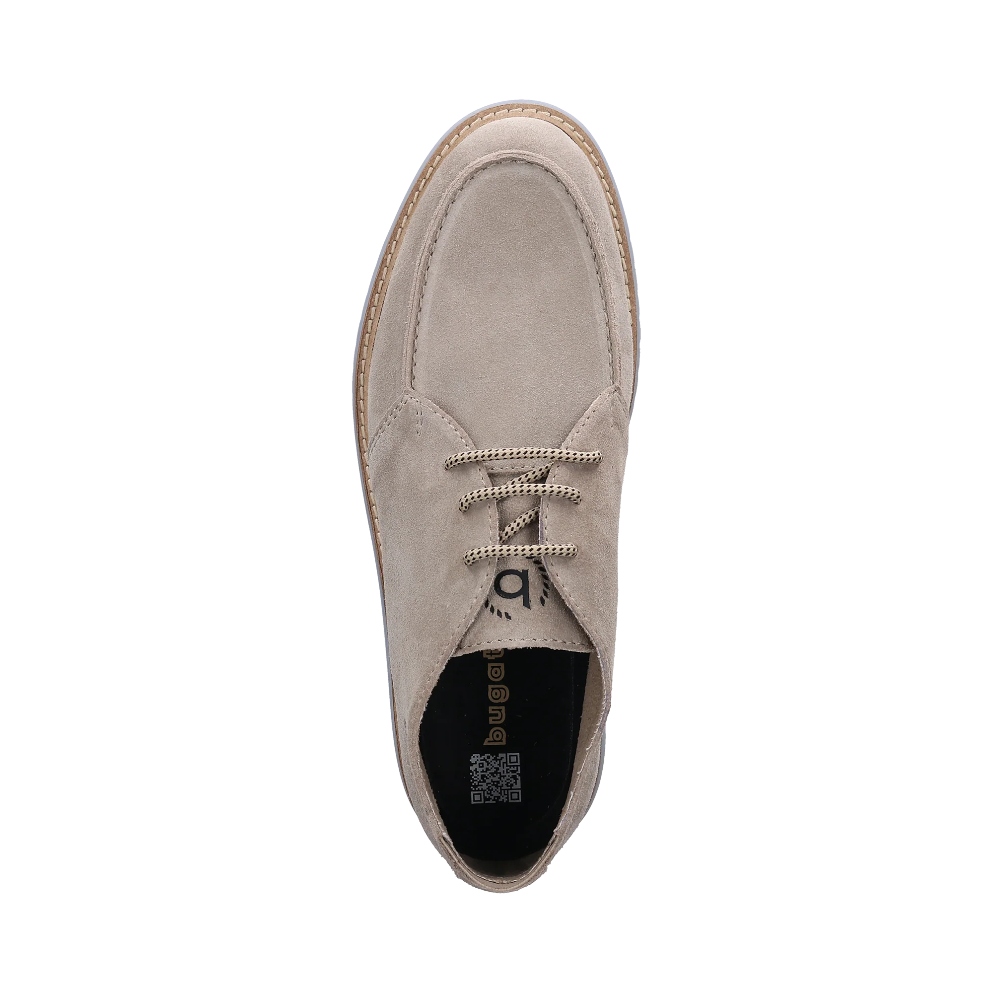 Leder Schnürer beige