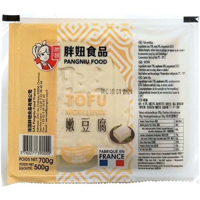 Pangniu Tofu Zacht 500g