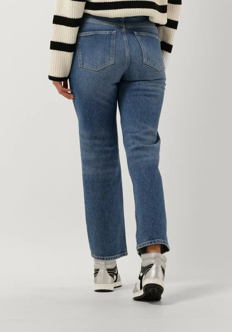 SCOTCH & SODA blauwe scotch & soda straight leg jeans seasonal essentials the sky straight jeans - windcatcher