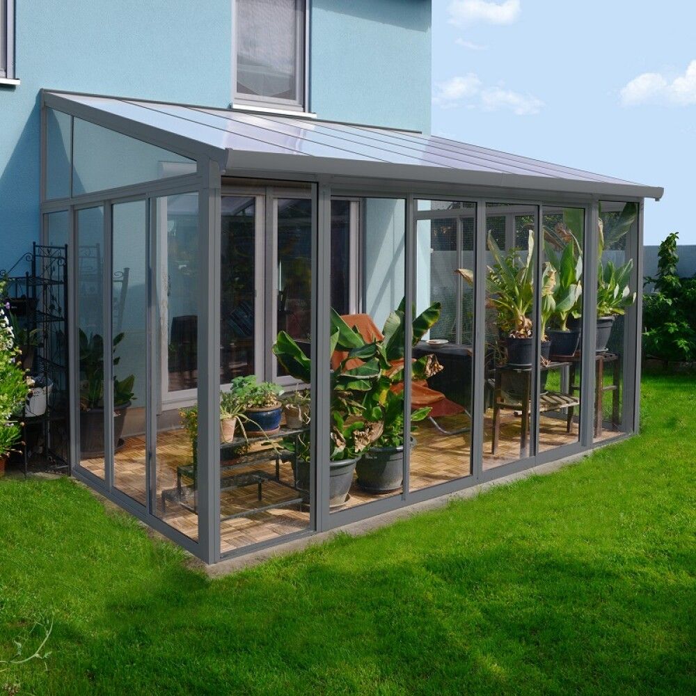 HAGESTUE CANOPIA SANREMO 12,8M² MØRKEGRÅ