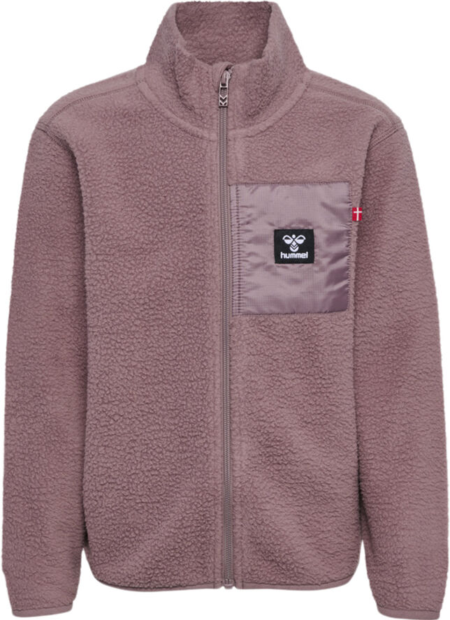 Hummel hmlATLAS FLEECE ZIP JACKET Twilight mauve