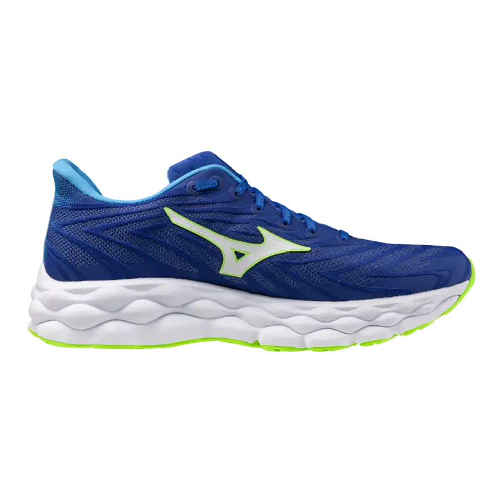Mizuno Wave Sky 8 Hardloopschoenen Blauw/Wit/Groen Heren