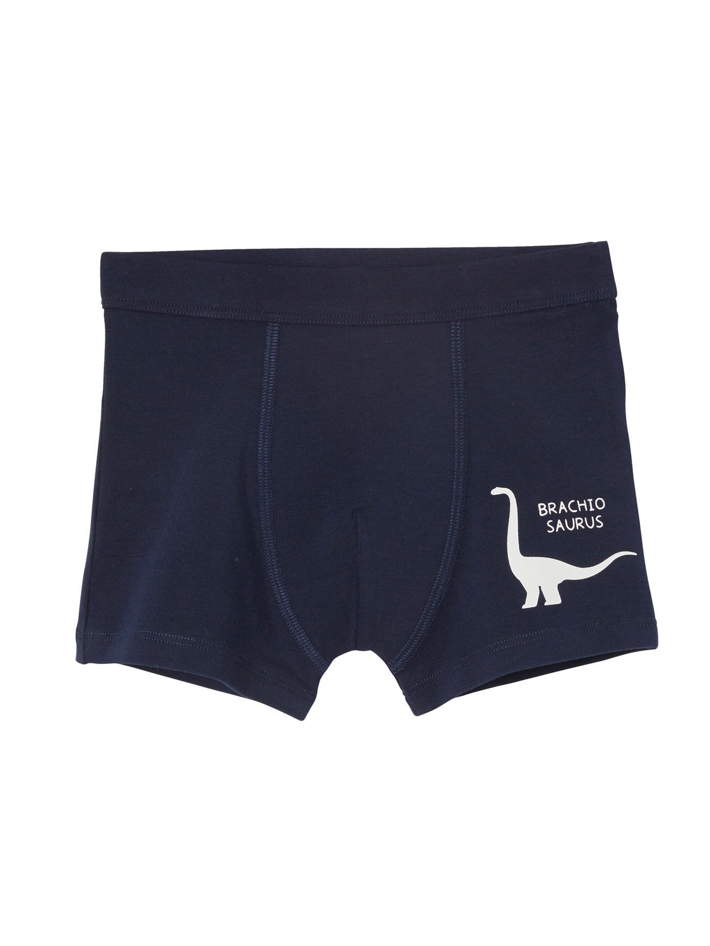 Vertbaudet 7er-Pack Jungen Boxershorts, Dinosaurier pack wollweiß