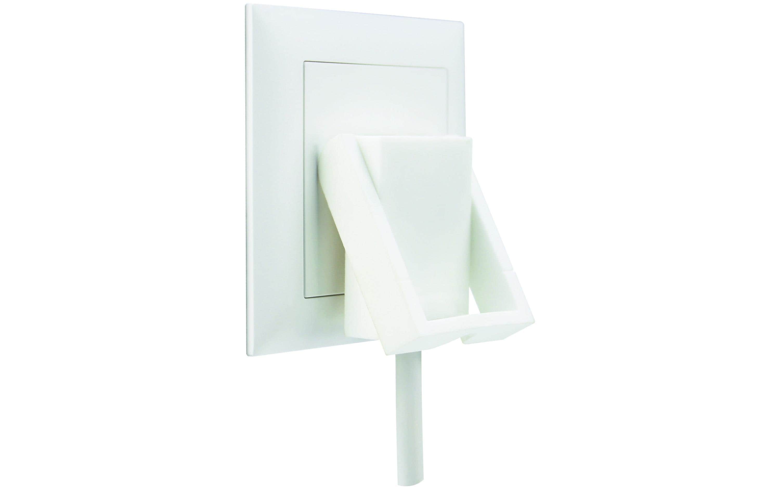Montagestecker T12 flachT13-Winkeladapter für T12 Stecker, weiss