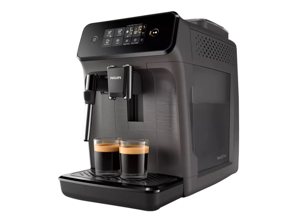 Philips Series 1200 EP1224 - Automatisk kaffemaskine med mælkeskummer - 15 bar - kashmirgrå