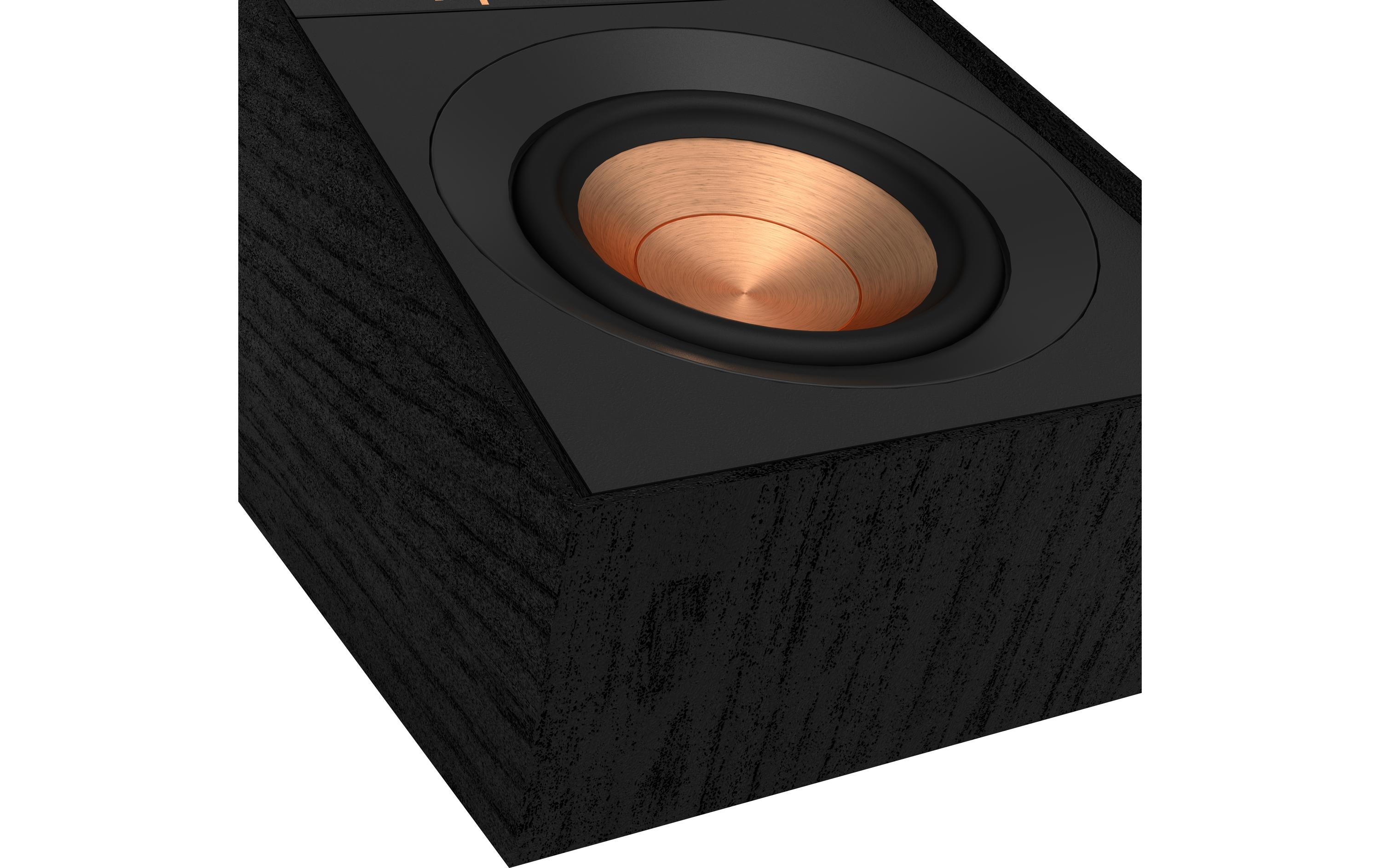 DolbyAtmos Regallautsprecher Paar R-40SA – Schwarz<br>«Dolby Atmos»-Surround-Sound-Lautsprecher für einen immersiven Klang